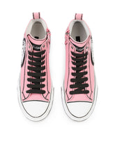 Hand-painted canvas Portofino Light mid-top sneakers -  | Dolce & Gabbana