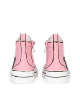 Hand-painted canvas Portofino Light mid-top sneakers -  | Dolce &amp; Gabbana