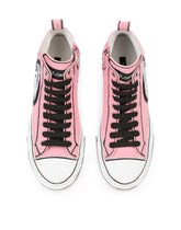 Hand-painted canvas Portofino Light mid-top sneakers -  | Dolce &amp; Gabbana