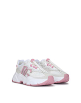 Mixed-material Daymaster sneakers with DG logo patch -  | Dolce &amp; Gabbana