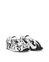 Portofino sneakers with logo-print nylon galoshes -  | Dolce & Gabbana