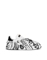 Portofino sneakers with logo-print nylon galoshes -  | Dolce & Gabbana