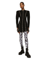 Calfskin ankle boots with branded strap -  | Dolce &amp; Gabbana