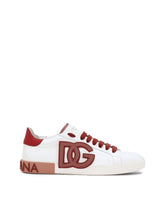Portofino vintage calfskin sneakers -  | Dolce &amp; Gabbana