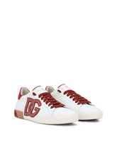 Portofino vintage calfskin sneakers -  | Dolce &amp; Gabbana