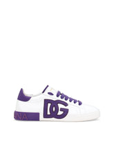 Portofino vintage calfskin sneakers -  | Dolce &amp; Gabbana