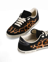 Calf Saint Tropez Light sneakers with Leo print -  | Dolce &amp; Gabbana