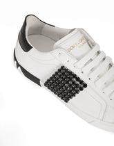Calfskin Portofino Vintage sneakers -  | Dolce &amp; Gabbana