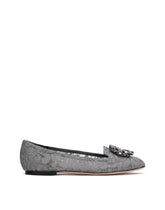 SLIPPER IN TAORMINA LACE WITH CRYSTALS -  | Dolce &amp; Gabbana