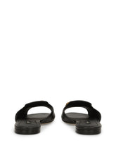 CALFSKIN SLIDERS WITH DG LOGO -  | Dolce &amp; Gabbana