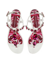 Patent leather thong sandals -  | Dolce & Gabbana