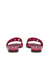 Patent leather DG sliders with cut-out -  | Dolce & Gabbana