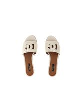 Calfskin slides with DG Millennials logo -  | Dolce &amp; Gabbana