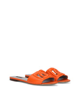 Calfskin slides with DG Millennials logo -  | Dolce & Gabbana
