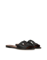Calfskin slides with DG Millennials logo -  | Dolce &amp; Gabbana