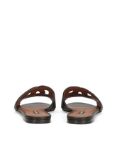 Calfskin slides with DG Millennials logo -  | Dolce &amp; Gabbana