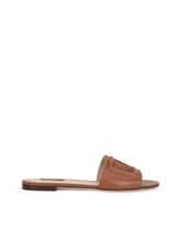 Calfskin slides with DG Millennials logo -  | Dolce & Gabbana