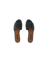 Calfskin slides with DG Millennials logo -  | Dolce &amp; Gabbana