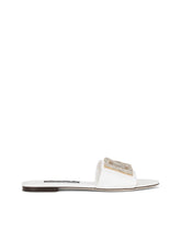Calfskin slides with DG logo -  | Dolce &amp; Gabbana