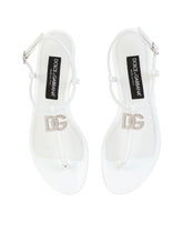 Patent leather DG thong sandals -  | Dolce & Gabbana