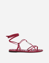 Nappa leather thong sandals -  | Dolce & Gabbana