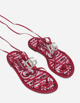 Nappa leather thong sandals -  | Dolce & Gabbana