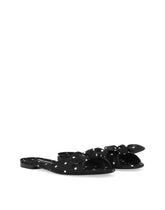 Printed satin sliders -  | Dolce & Gabbana