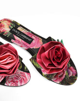 Printed brocade sliders -  | Dolce &amp; Gabbana