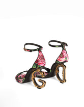 Satin baroque DG sandals -  | Dolce &amp; Gabbana