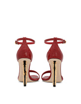 Crocodile-print calfskin baroque DG sandals -  | Dolce &amp; Gabbana