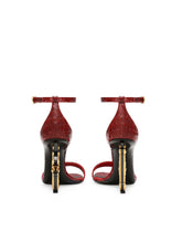 Crocodile-print baroque DG sandals -  | Dolce & Gabbana