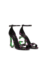 Printed elaphe baroque DG sandals -  | Dolce & Gabbana