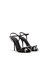 Gros-grain sandals with rhinestone detailing -  | Dolce &amp; Gabbana