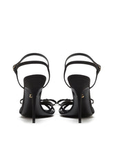 Gros-grain sandals with rhinestone detailing -  | Dolce &amp; Gabbana