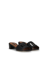 Calfskin mules with DG Millennials logo -  | Dolce & Gabbana