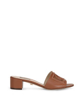 Calfskin mules with DG Millennials logo -  | Dolce & Gabbana