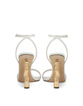 Patent leather sandals with 3.5 heel -  | Dolce & Gabbana