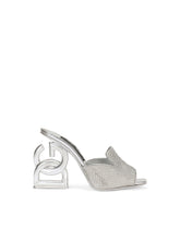 Mules with fusible rhinestone detailing and 3.5 heel -  | Dolce &amp; Gabbana
