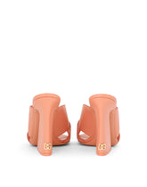 Calfskin mules with geometric heel -  | Dolce & Gabbana