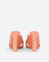 Calfskin mules with geometric heel -  | Dolce & Gabbana