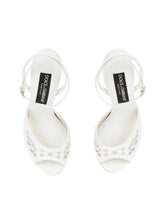 Embroidered nappa leather sandals -  | Dolce &amp; Gabbana