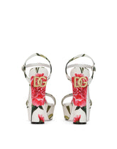 Printed fabric platform sandals -  | Dolce &amp; Gabbana