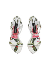 Printed fabric platform sandals -  | Dolce &amp; Gabbana