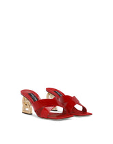 Polished calfskin mules with 3.5 heel -  | Dolce & Gabbana