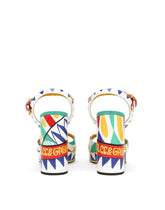 Polished calfskin platform sandals -  | Dolce & Gabbana