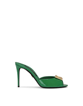 Patent leather mules with DG logo -  | Dolce & Gabbana