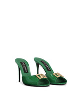 Patent leather mules with DG logo -  | Dolce & Gabbana