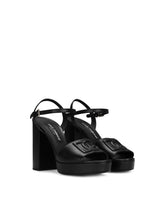 Calfskin platform sandals -  | Dolce &amp; Gabbana