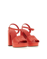 Calfskin platform sandals -  | Dolce &amp; Gabbana