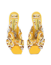 Printed silk twill DG Pop sandals -  | Dolce &amp; Gabbana